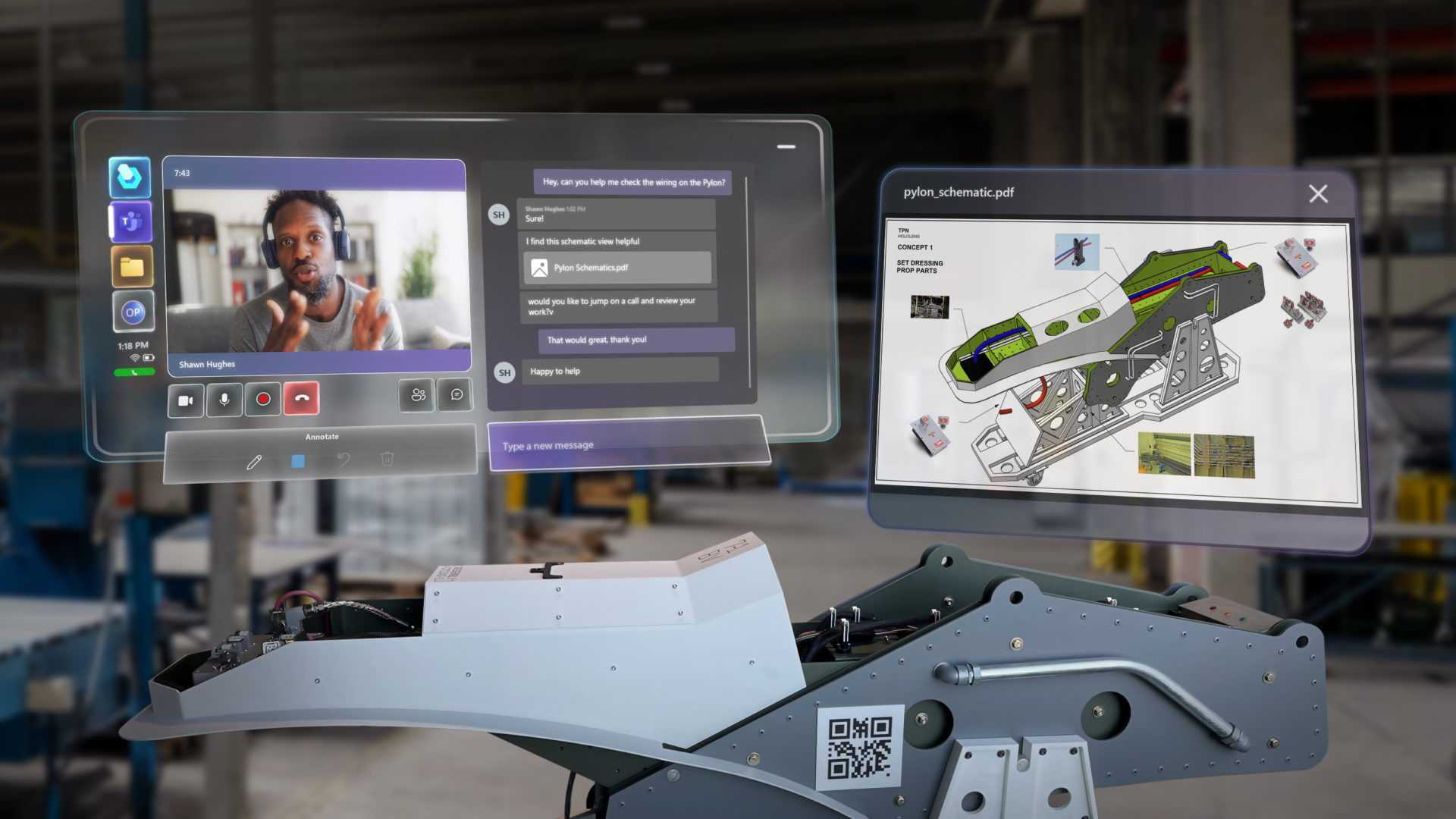 VR training in the automotive sector.